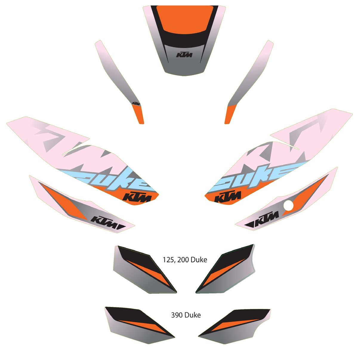 Graphics Kit "DUKE" : 90608999300